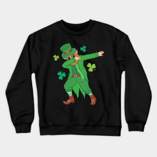 Dabbing Leprechaun St Patricks Day 2018 Crewneck Sweatshirt